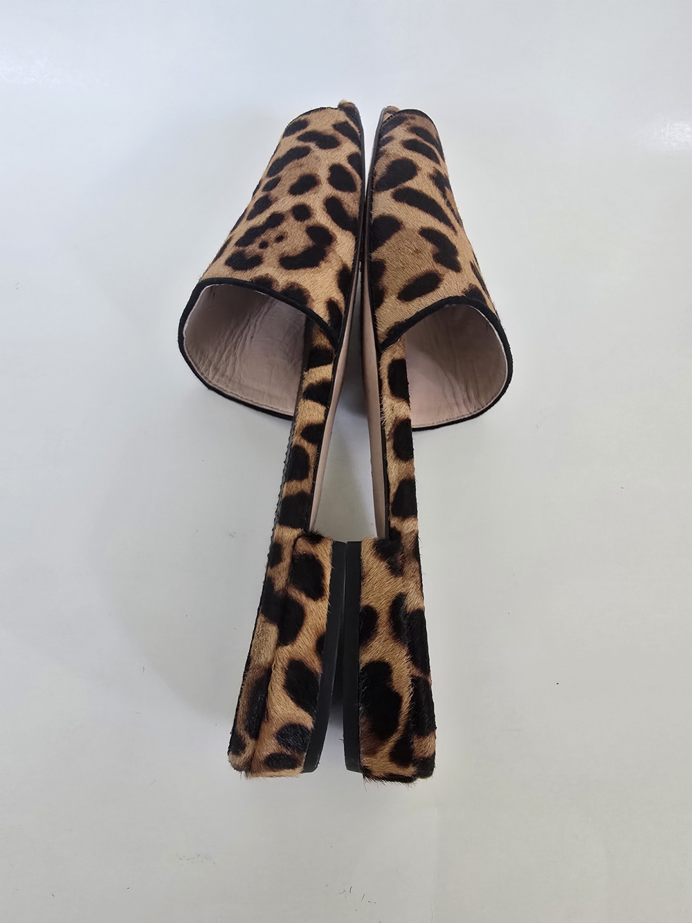 J.Crew Abbie calf hair slides sandals size 10 - Picture 4 of 5